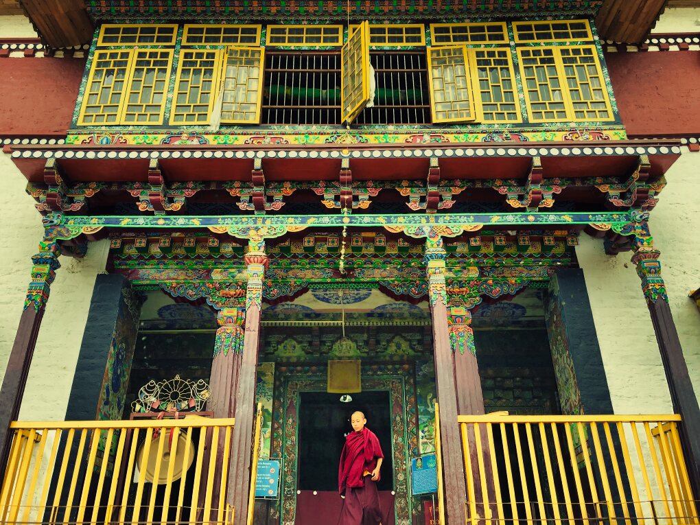 Sikkim; Buddhist monastery; travel blog; uasatish; 