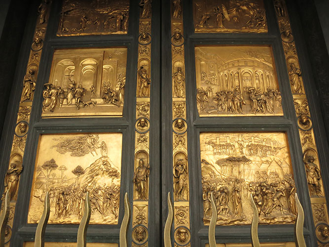 Bronze Door; Florence Cathedral; Florence; Italy; uasatish; Baptistry of St John;