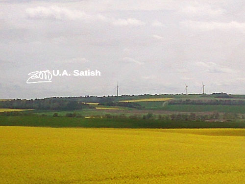 Cultivated Fields; France; sky; clouds; outdoor; nature; uasatish; https://uasatish.com