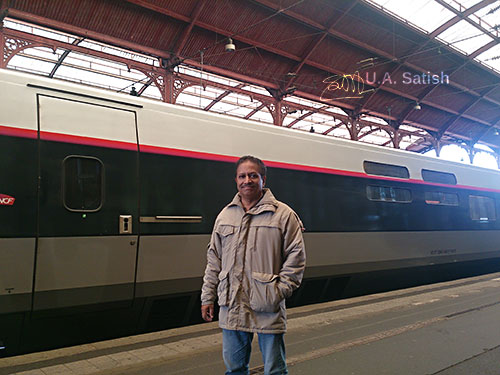Train Travel; Strasbourg to Paris; TGV; France; uasatish; https://uasatish.com;
