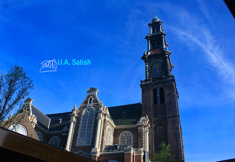 Westerkerk; church; Amsterdam; Netherlands; outdoor; sky; clouds; uasatish; building; architecture; top 5 sights in Amsterdam;