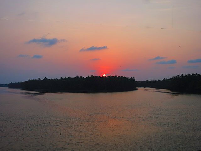 Kariyankode River; Malabar; Kerala; sunset; India; uasatish; https://uasatish.com;