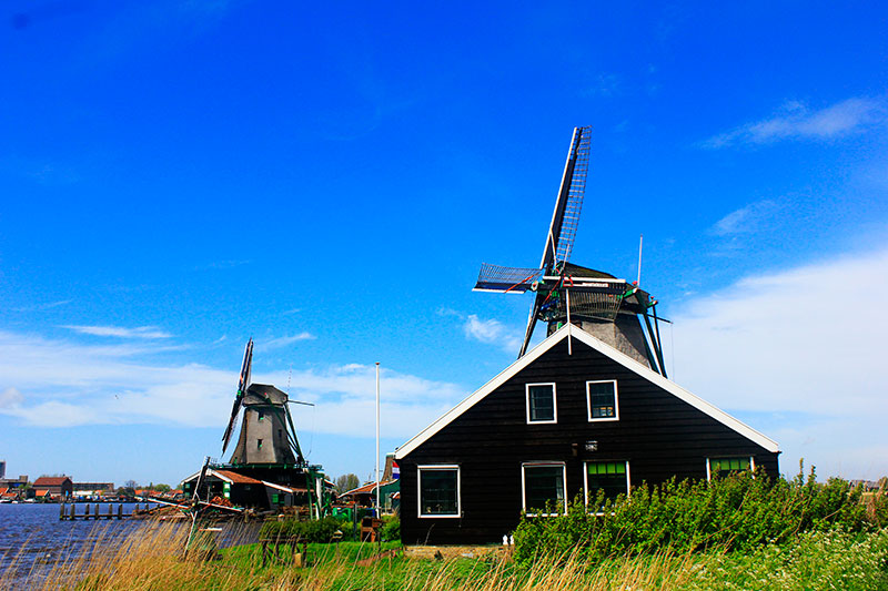 windmills; Netherlands; outdoor; uasatish; https://uasatish.com; sky; clouds;