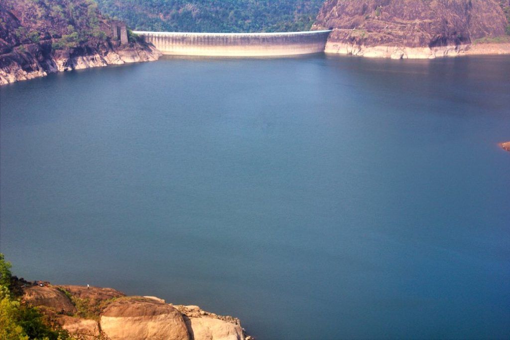 Idukki Arch Dam; reservoir; Kerala; uasatish; India; travel; 