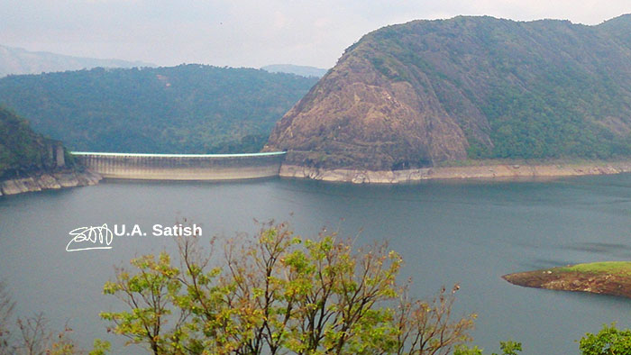 Idukki Arch Dam; Idukki; Kerala; India; outdoor; mega structure; travel; reservoir; rocks; uasatish; dam;