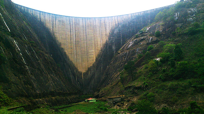 Idukki Arch Dam; Idukki; Kerala; India; outdoor; mega structure; travel; rocks; uasatish; dam;