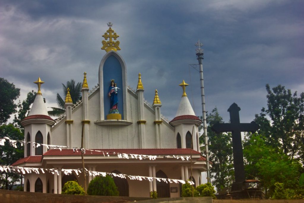 Mary Land Church; Anachal; Munar; Kerala; uasatish;