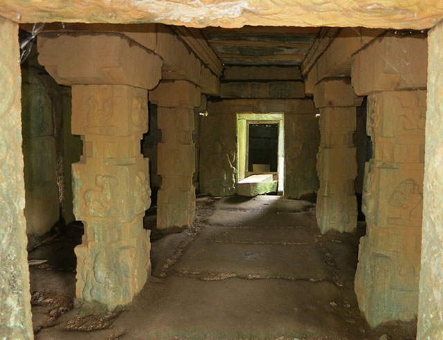 Jain temple; Punchavayal; Wayanad; Kerala; India; temple; ruins; granite carvings; uasatish;