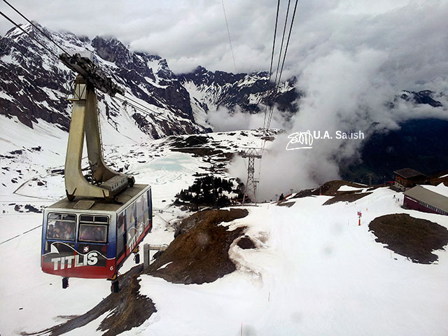 cable car; Mount Titlis; Switzerland; mountains; snow; outdoor; nature; travel; uasatish;