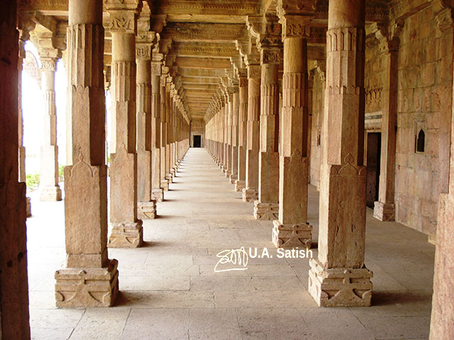 Pillars; Hoshang Shah; Mandu; Madhya Pradesh; architecture; travel; India; uasatish;