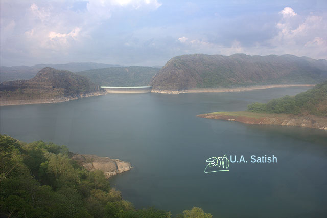 Idukki Arch Dam; Kerala; Idukki; India; lake; rocks; sky; uasatish; outdoor; travel; 