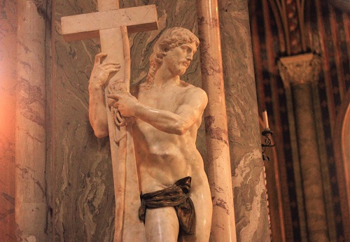 Rome; Italy; church; architecture; travel; uasatish; Michelangelo; Risen Christ;