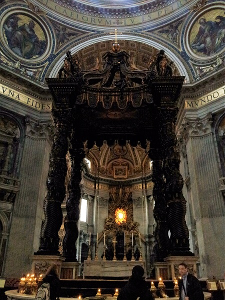 St. Peter's Basilica; Vatican City; Roma; Italia; outdoor; architecture; travel; uasatish; Rome; Italy; Altar;