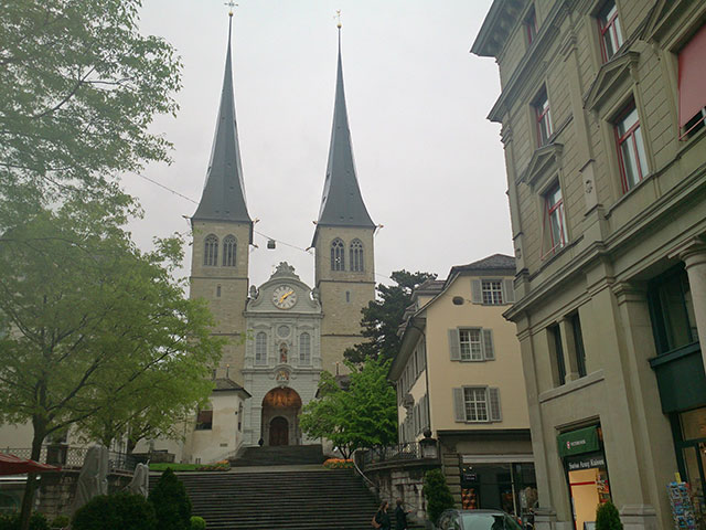 Church of St. Leodegar; Lucerne; Switzerland; architecture; church; uasatish;