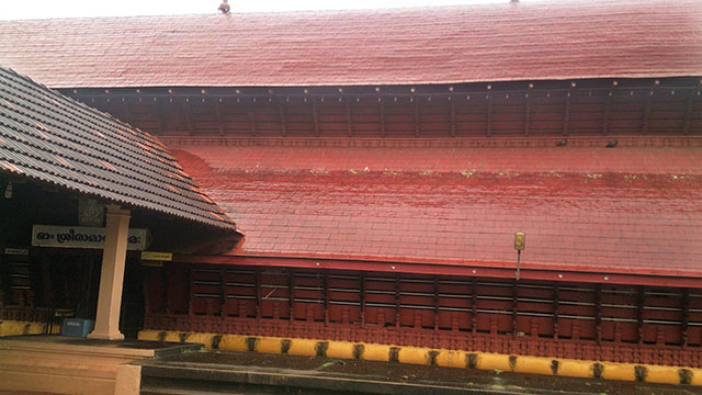 Sree Ramaswamy Temple; Thiruvangad Temple: Thalassery; Kerala; India; architecture; outdoor; uasatish; building; Thiruvangad; copper clad roof;