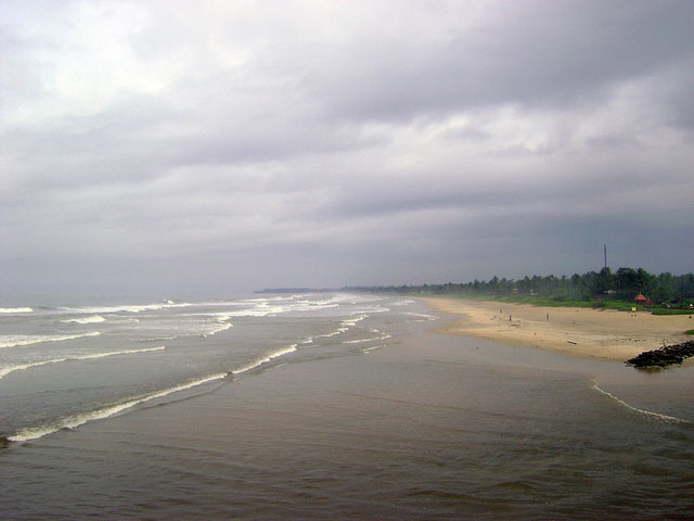 Kannur; Kerala; India; sand; sea; sky; outdoor; uasatish;