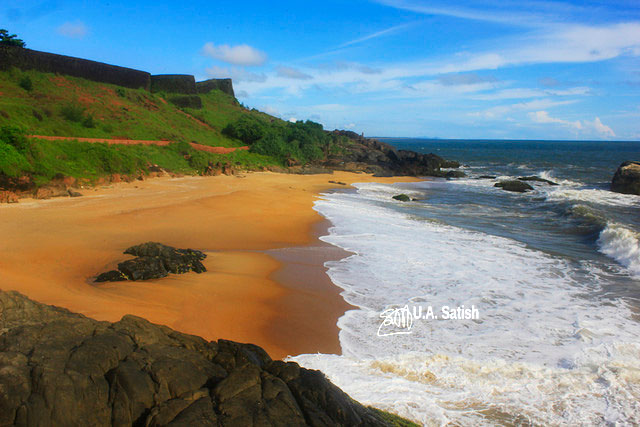 Bekal Beach; Kerala; India; beach; sea; sand; sky; uasatish; forts with history;