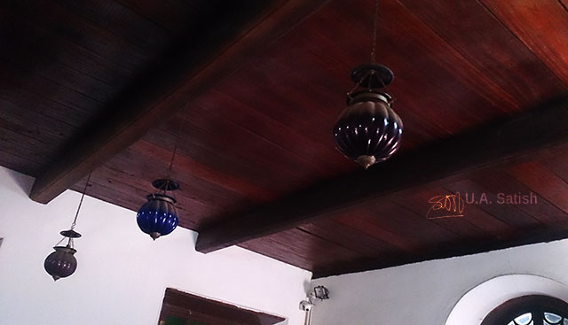 Arakkal Palace; Arakkal Museum; Kannur; Kerala; India; uasatish; teak ceiling;