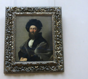 Portrait; Raphael; Louvre Museum; Paris; France; Baldassare Catiglione; uasatish; oil painting;