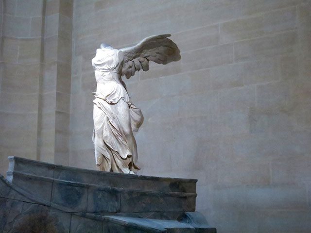 Winged Victory of Samothrace; Greek sculpture; Louvre museum; Paris; France; uasatish;