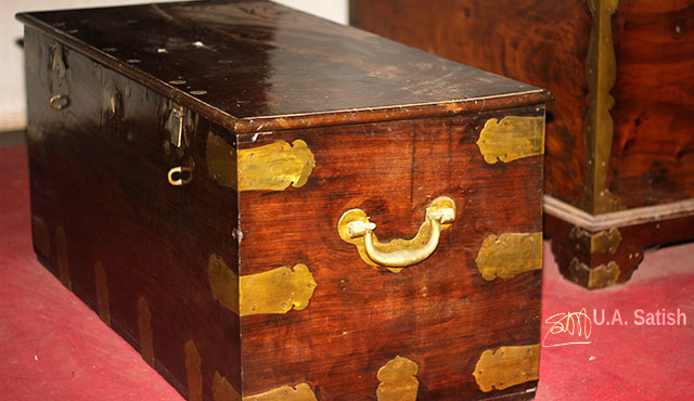 wooden chests; Arakkal Palace; Arakkal Museum; Kannur; Kerala; India; uasatish;
