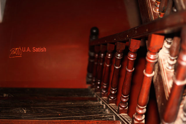 Kannur; Kerala; India; uasatish; wooden stairs;