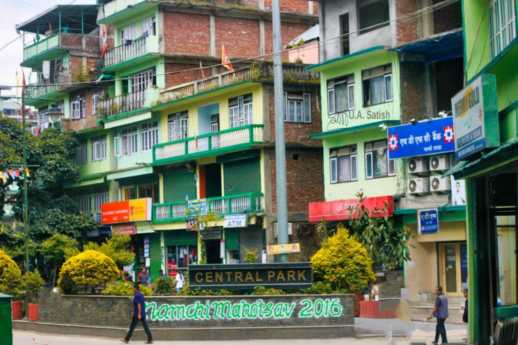 Gangtok Street; General Observations on Sikkim; uasatish;