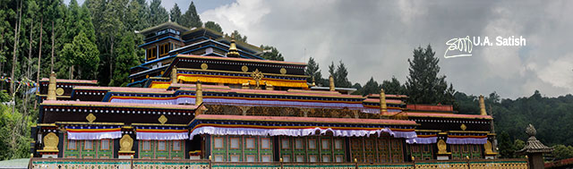 Rumte Monastery; Sikkim; Gangtok; India; architecture; uasatish;