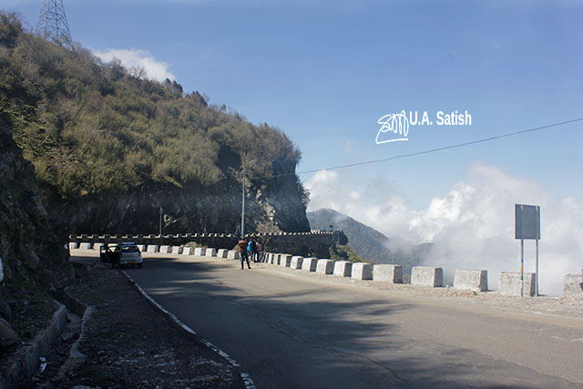 Road; Gangtok; Sikkim; India; uasatish; sky; clouds;