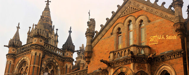 Mumbai CST Mumbai Municipal Headquarters; Gothic; architecture; Mumbai; India; Bombay; uasatish;