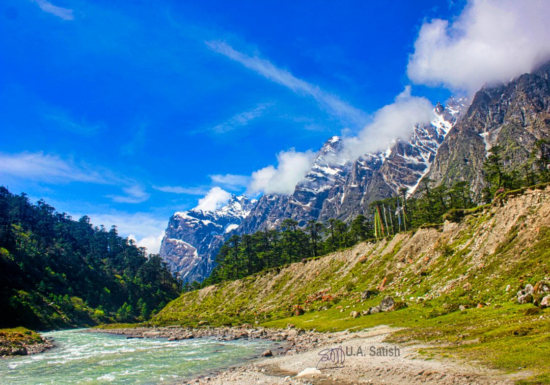 Yumthang - Beautiful Valley in North Sikkim - U.A. Satish