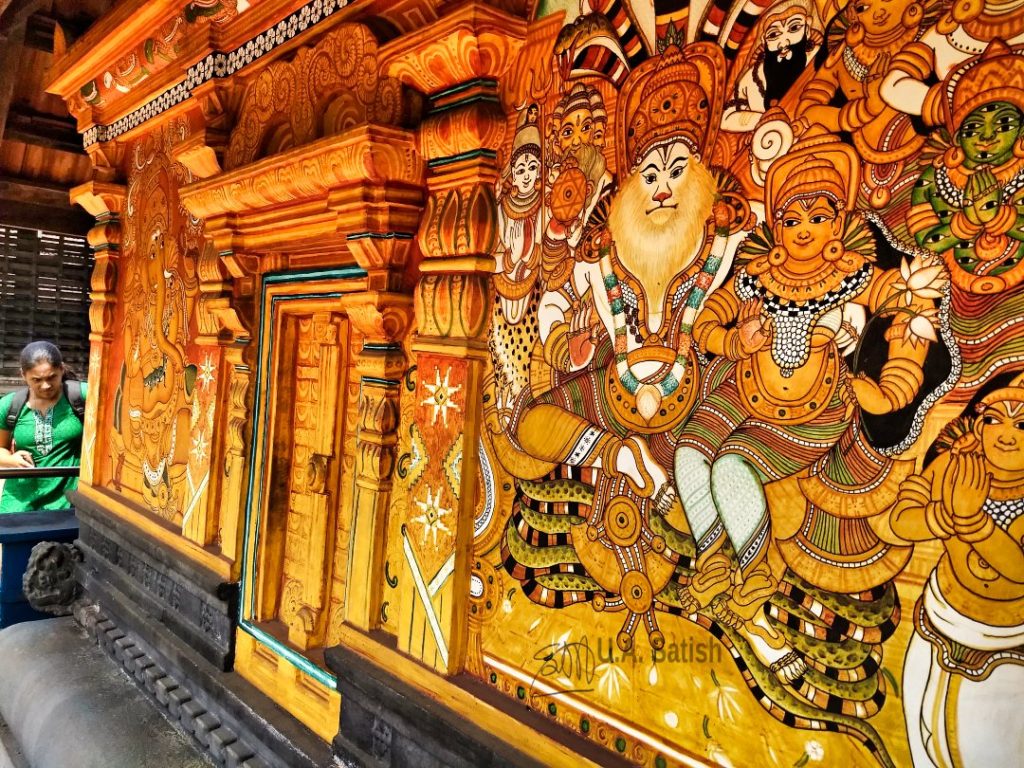 Wall Painting; Tali Maha Kshetram; Kozhikode; uasatish;
