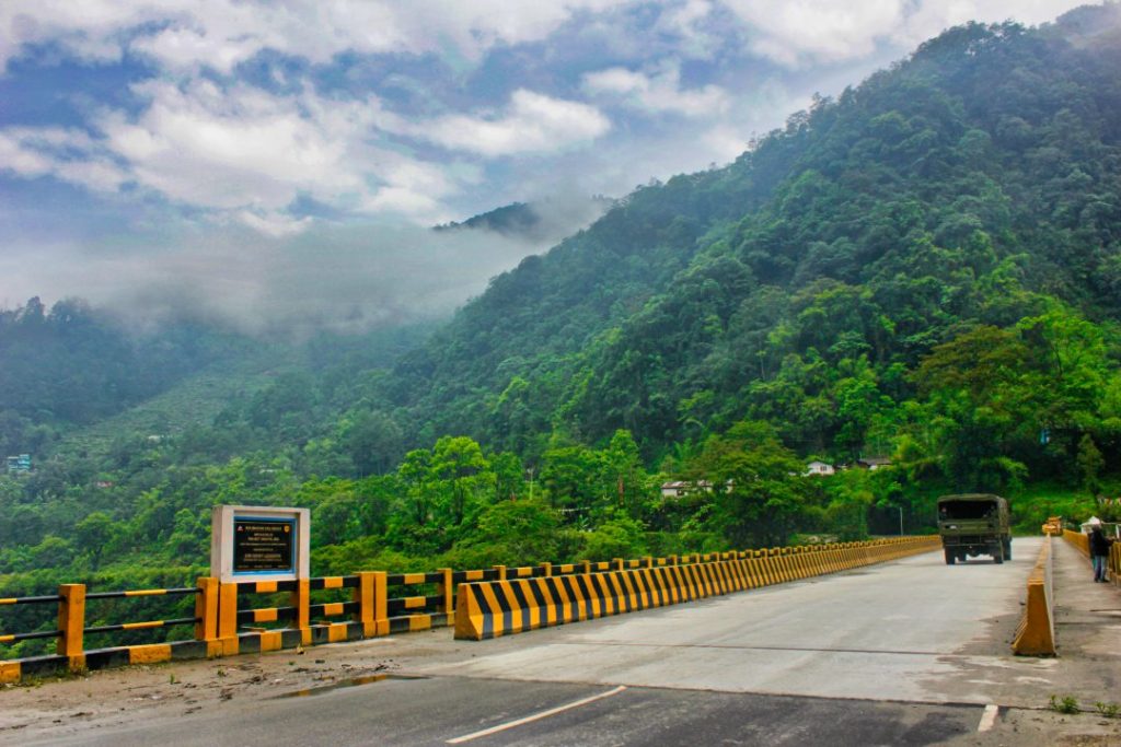 Bakcha Chu Bridge; By Road to Lachung from Gangtok; Sikkim; uasatish;