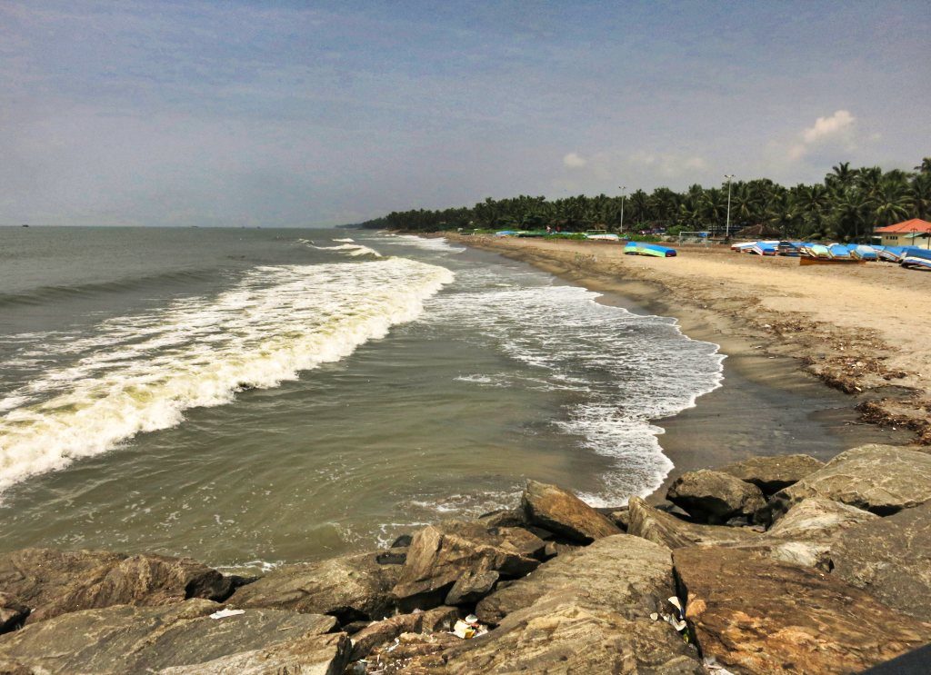 Beypore Beach; Kerala; sea; rocks; waves; sand; boats; uasatish; foam;
