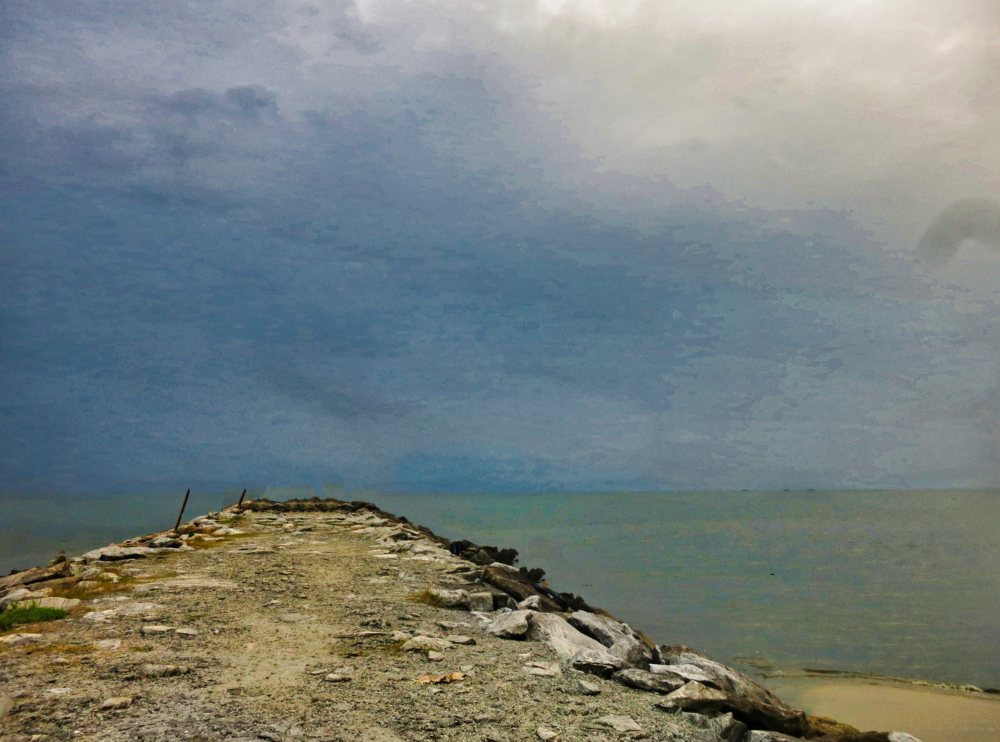 Breakwater; Kerala; beach; travel blog; uasatish;