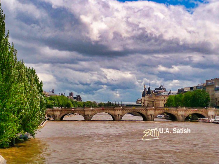 River Seine; Paris; France; uasatish;