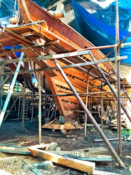 Half-Built Boat; Uru Boat; Beypore; Kerala; uasatish; Uru;