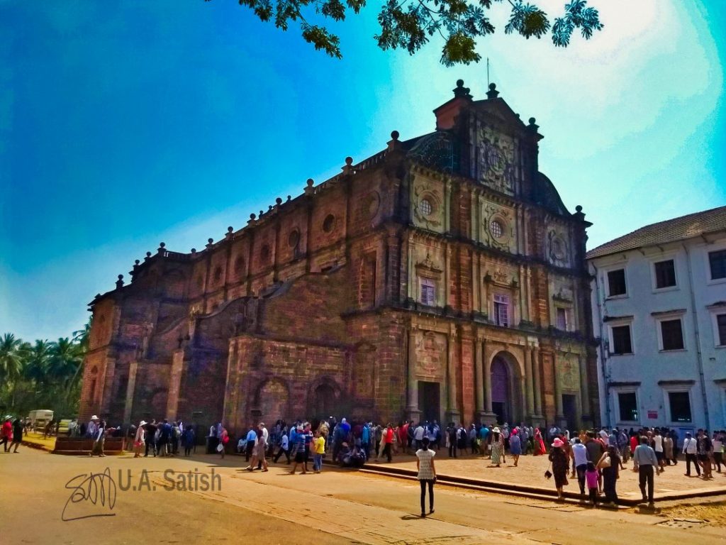 Basilica of Bom Jesus; Old Goa; church; uasatish;