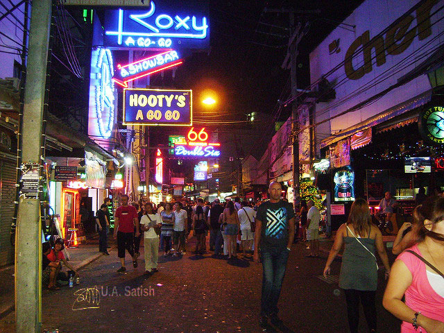 Walking Street; Pattaya; Thailand; street; uasatish;