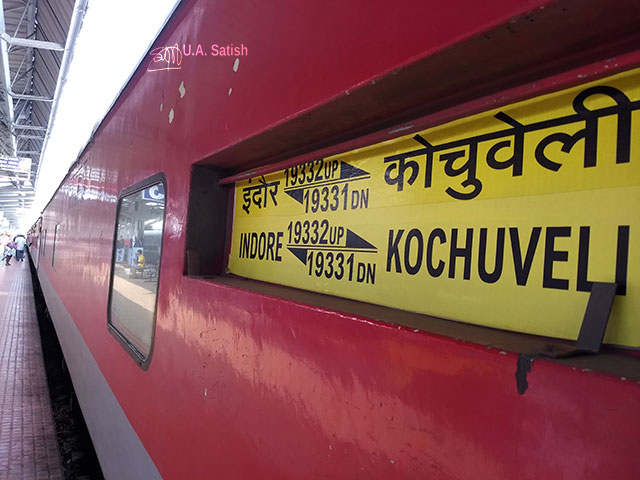 Train Travel; Mumbai to Kannur; Indore Kochuveli Express; train; uasatish;