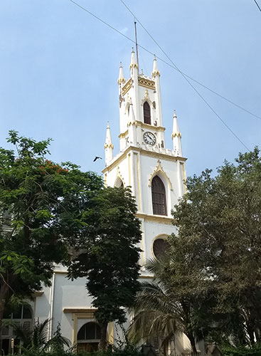 walking tour:; heritage district; heritage buildings; India; uasatish; St Thomas Cathedral; Veer Nariman Road;