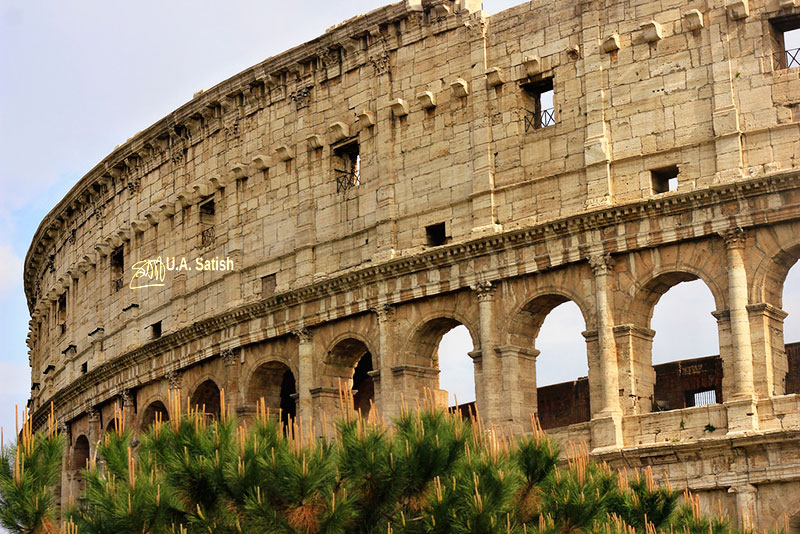 Roman Colosseum; architectural marvels from around the worrld; travel; Rome; Italy; uasatish;