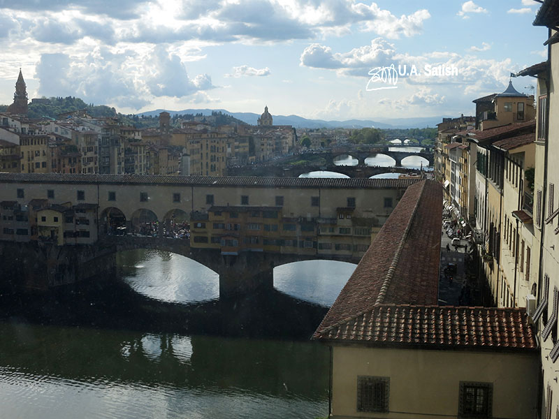 River Arno; river; Florence; Italy; bridges; uasatish;