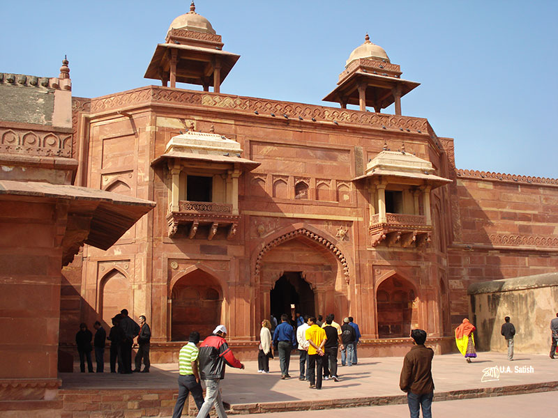 Fatehpur Sikri' Uttar Pradesh' Mughal Architecture; Jodha Bai's Palace; India; uasatish;