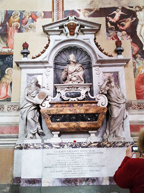 Santa Croce Basilica; Florence; Italy; Galileo; monument; uasatish;