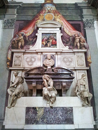 Tomb of Michelangelo Buonarotti; Florence; Italy; uasatish;