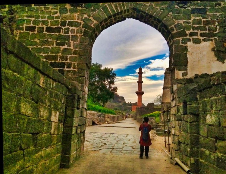 Chand Minar; Daulatabad; ancient fort; uasatish;