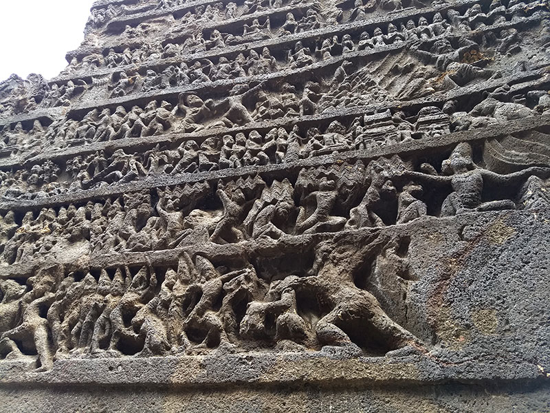 Ellora Caves; cave no. 16; rock cut caves; India; Maharashtra; temple; UNESCO heritage site; uasatish; Ramayana;