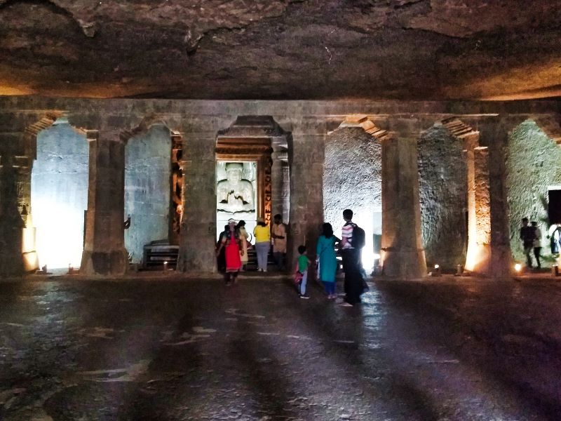 Ajanta Caves; Cave no. 2; Aurangabad; India; uasatish; sanctum sanctorun;