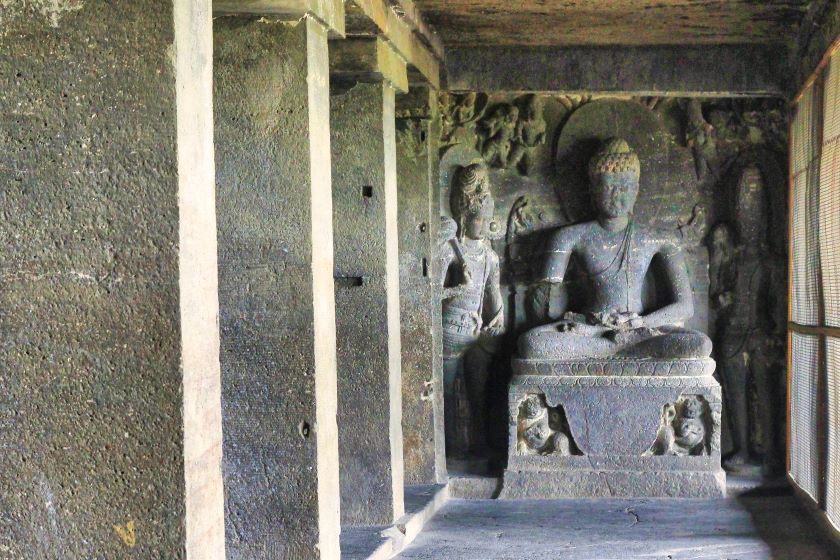 Ellora Caves; Maharashtra; lion throne; uasatish;